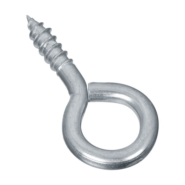 National Hardware 1-15/16 in. L Zinc-Plated Steel Screw Eye 50 lb. cap. 4 pk N119-222 - main